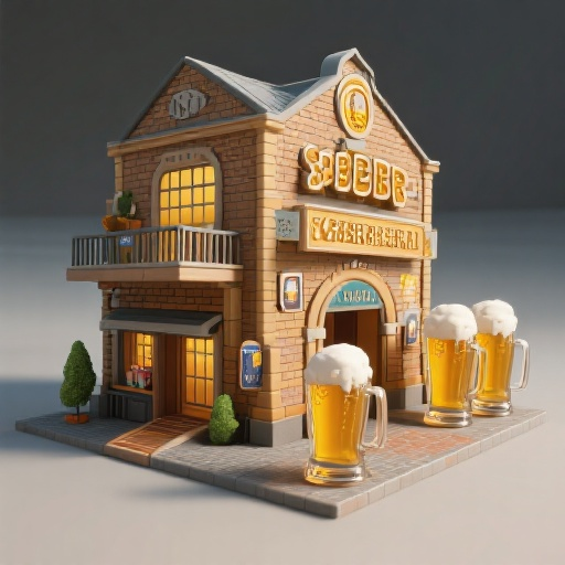 啤酒博物馆3D模型